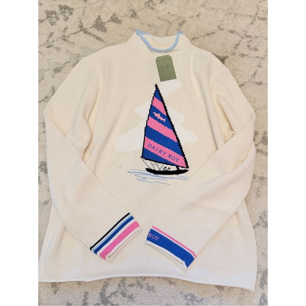 Dairy Boy Regatta Sweater M/L - Picture 2 of 3